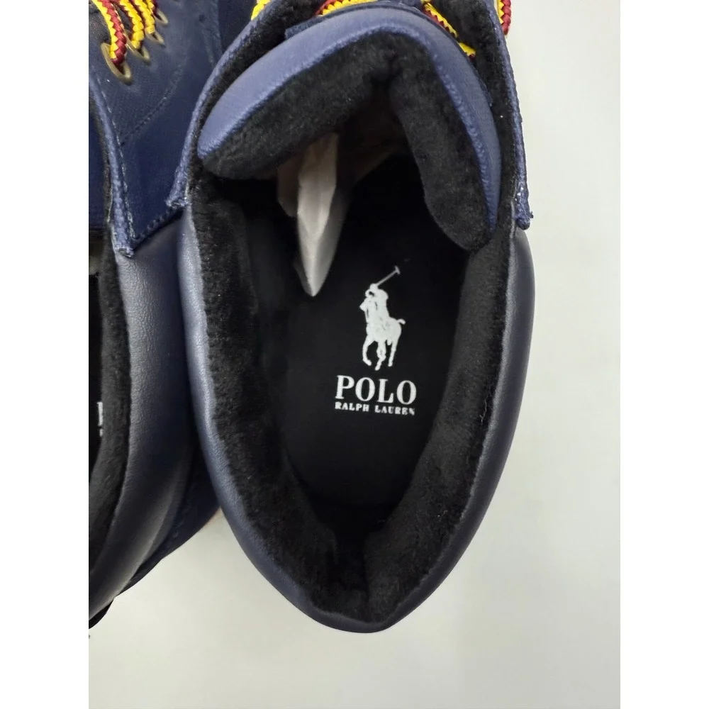Polo Ralph Lauren Mens Navy Nubuck Shrunken Sneakes Boots Lined Size‎ 9 Sample